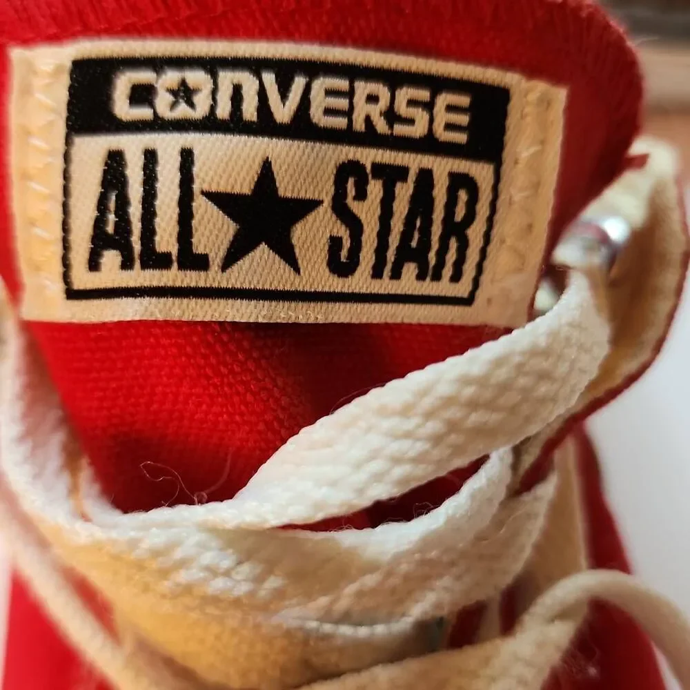 Converse Chuck Taylor All Star Low Tops Red Size Mens 6 Women's 8